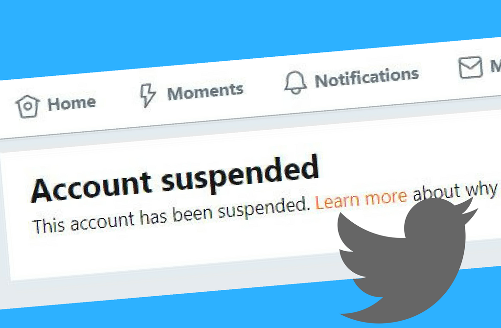 Twitter account suspended. Has this happened to you?