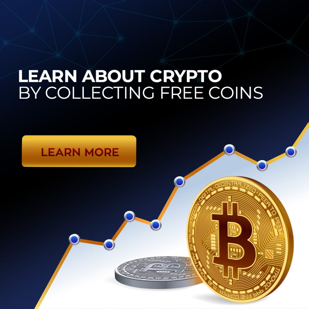 Learn about crypto by collecting free coins
