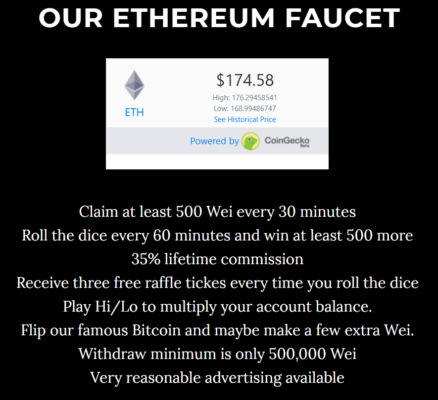 ether faucet