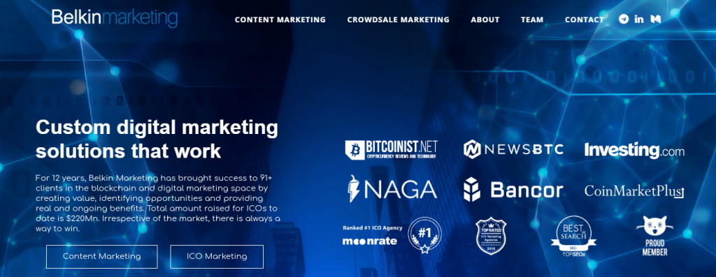 ICO marketing agency